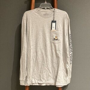 Vineyard Vines • Mens long-sleeve gray T-shirt
